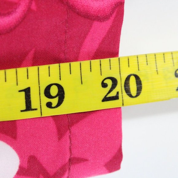 Vintage Palmwave Pants Womens Pink Floral Lightweight Flat Front Size Medium M - Picture 8 of 8